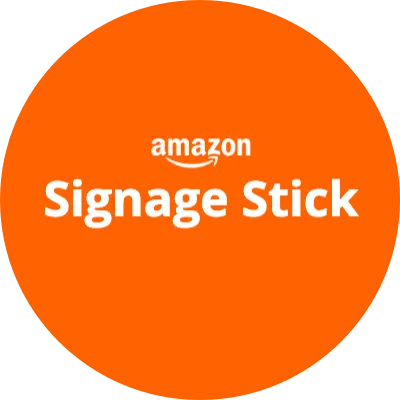 Logotipo de Amazon Signage Stick