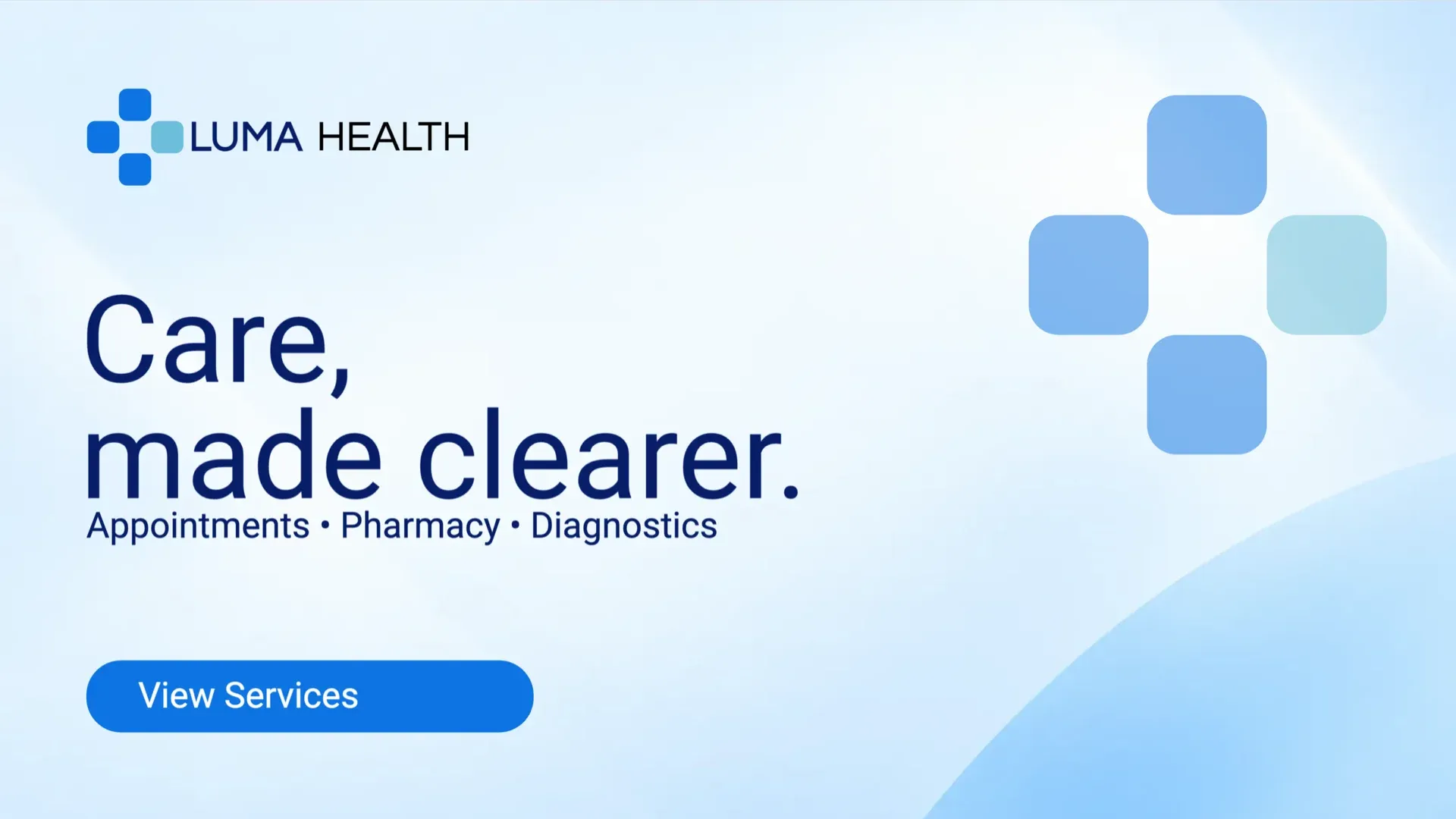 Cuidados más claros: plantilla de señalización digital para Salud