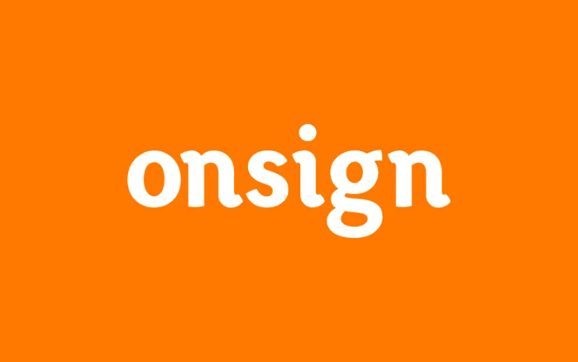 Logotipo de OnSign TV