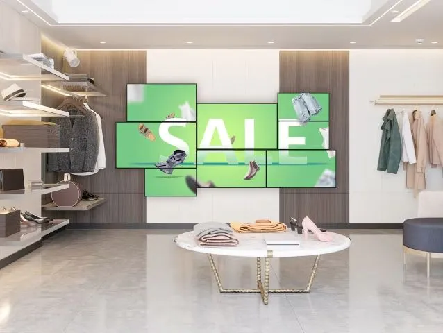 Pantalla de señalización Sony BRAVIA BZ35L en comercio