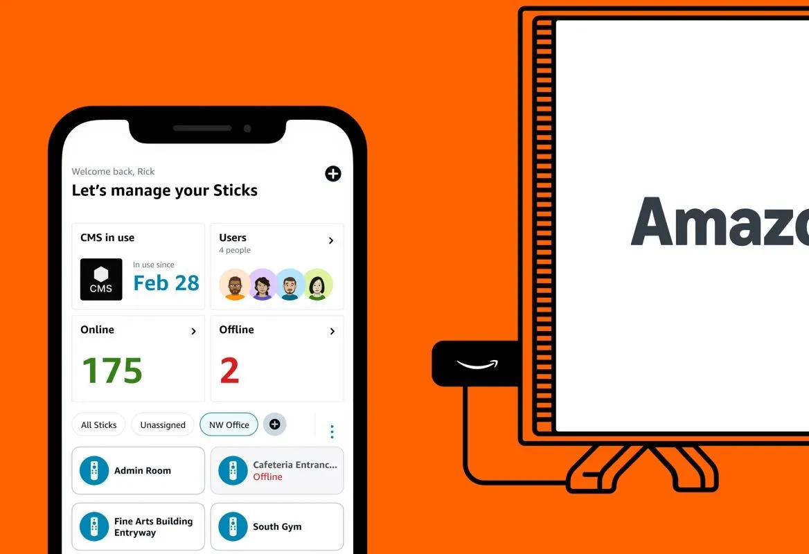 App del Amazon Signage Stick