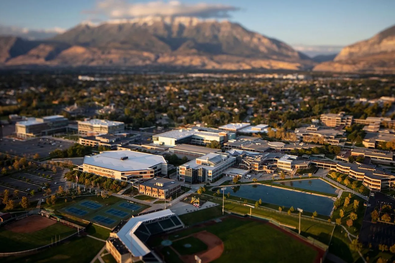 Vista del campus de Utah Valley University